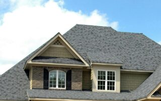 a house with a roof